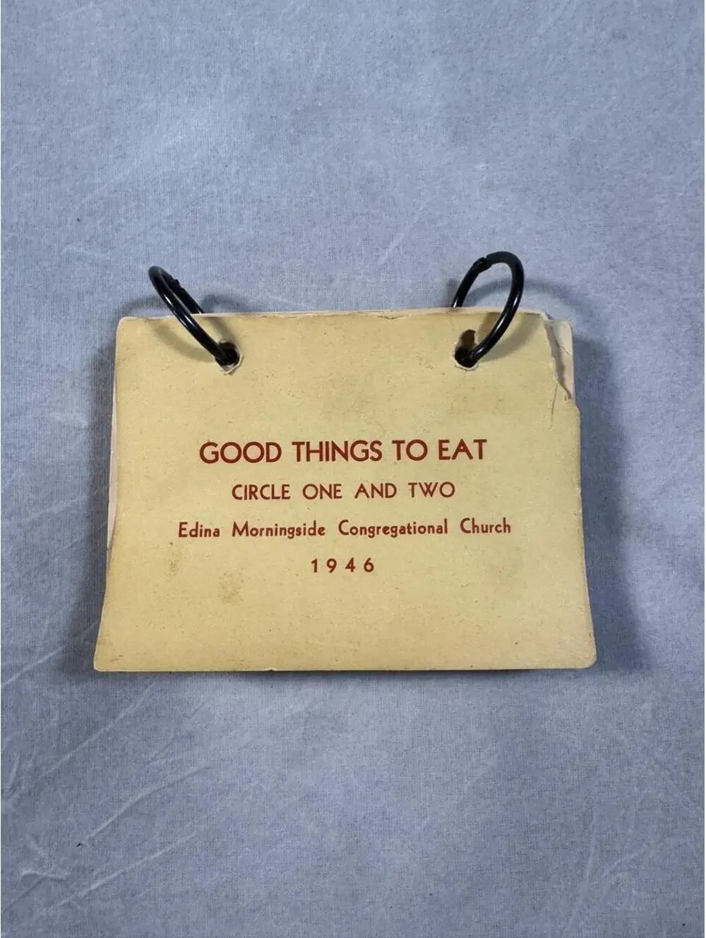 1946 Good Things to Eat Edina Minnesota Church Cookbook Vintage Recipes